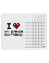 I Heart My Gamer Boyfriend Chore List Grid Dry Erase Board-Dry Erase Board-TooLoud-White-Davson Sales