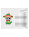 Cat with Sombrero and Poncho Chore List Grid Dry Erase Board by TooLoud-Dry Erase Board-TooLoud-White-Davson Sales