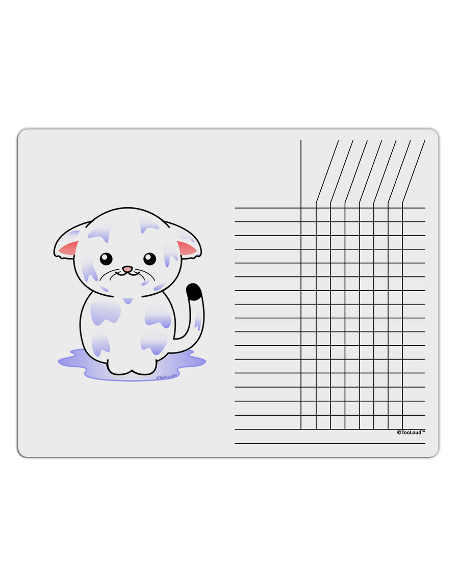 Wet Pussycat Chore List Grid Dry Erase Board-Dry Erase Board-TooLoud-White-Davson Sales