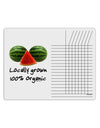 Locally Grown Organic Melons Chore List Grid Dry Erase Board-Dry Erase Board-TooLoud-White-Davson Sales
