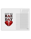 No Bae For Valentine's Day Chore List Grid Dry Erase Board-Dry Erase Board-TooLoud-White-Davson Sales
