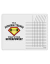 Personal Trainer - Superpower Chore List Grid Dry Erase Board-Dry Erase Board-TooLoud-White-Davson Sales
