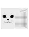 Cute Cat Face Chore List Grid Dry Erase Board by TooLoud-Dry Erase Board-TooLoud-White-Davson Sales