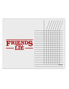 Friends Don't Lie Chore List Grid Dry Erase Board by TooLoud-Dry Erase Board-TooLoud-White-Davson Sales