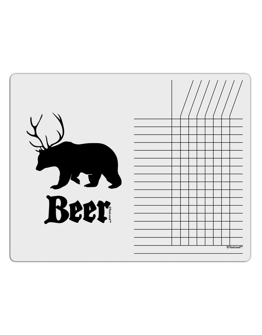 Beer Animal Chore List Grid Dry Erase Board-Dry Erase Board-TooLoud-White-Davson Sales