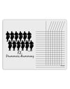 Twelve Drummers Drumming Text Chore List Grid Dry Erase Board-Dry Erase Board-TooLoud-White-Davson Sales