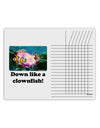 Down Like A Clownfish Chore List Grid Dry Erase Board-Dry Erase Board-TooLoud-White-Davson Sales