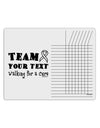 Personalized Team -Name- Walking for a Cure Chore List Grid Dry Erase Board-Dry Erase Board-TooLoud-White-Davson Sales