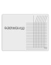 Hashtag JeSuisBacon Deco Chore List Grid Dry Erase Board-Dry Erase Board-TooLoud-White-Davson Sales