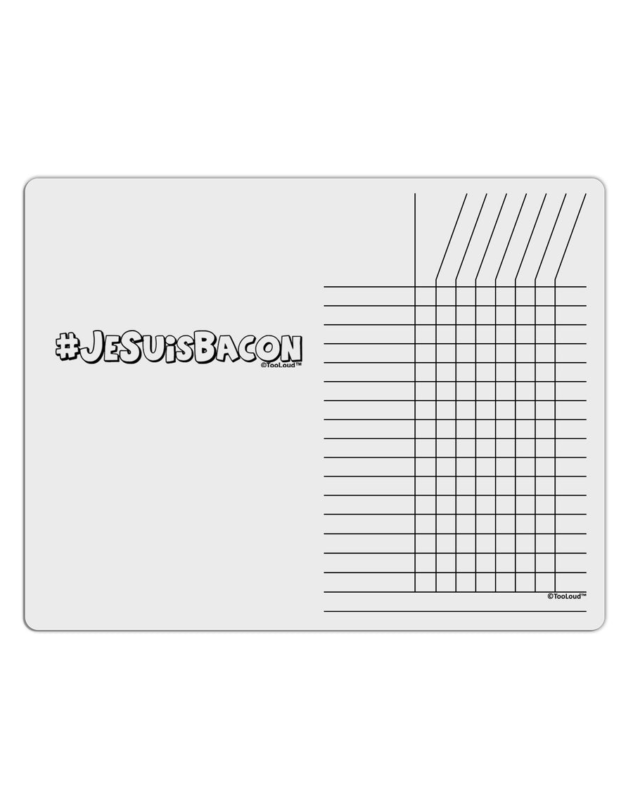 Hashtag JeSuisBacon Deco Chore List Grid Dry Erase Board-Dry Erase Board-TooLoud-White-Davson Sales