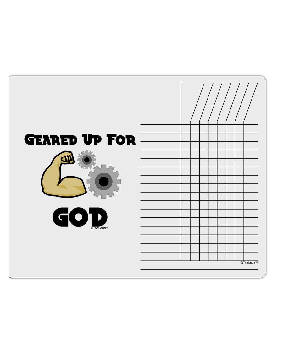 Geared Up For God Chore List Grid Dry Erase Board by TooLoud-TooLoud-White-Davson Sales