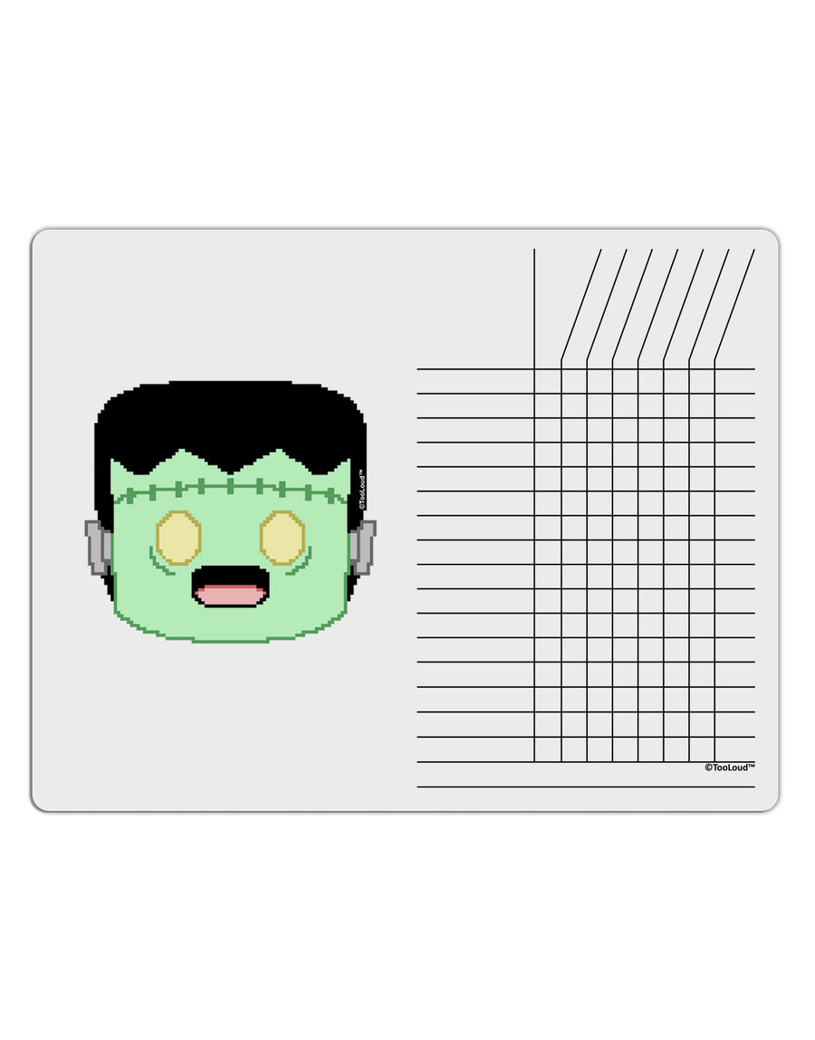 Cute Pixel Monster Chore List Grid Dry Erase Board-Dry Erase Board-TooLoud-White-Davson Sales