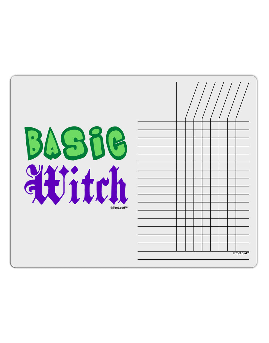 Basic Witch Color Green Chore List Grid Dry Erase Board-Dry Erase Board-TooLoud-White-Davson Sales