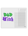 Bad Witch Color Green Chore List Grid Dry Erase Board-Dry Erase Board-TooLoud-White-Davson Sales