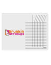 Drunken Grown ups Funny Drinking Chore List Grid Dry Erase Board by TooLoud
