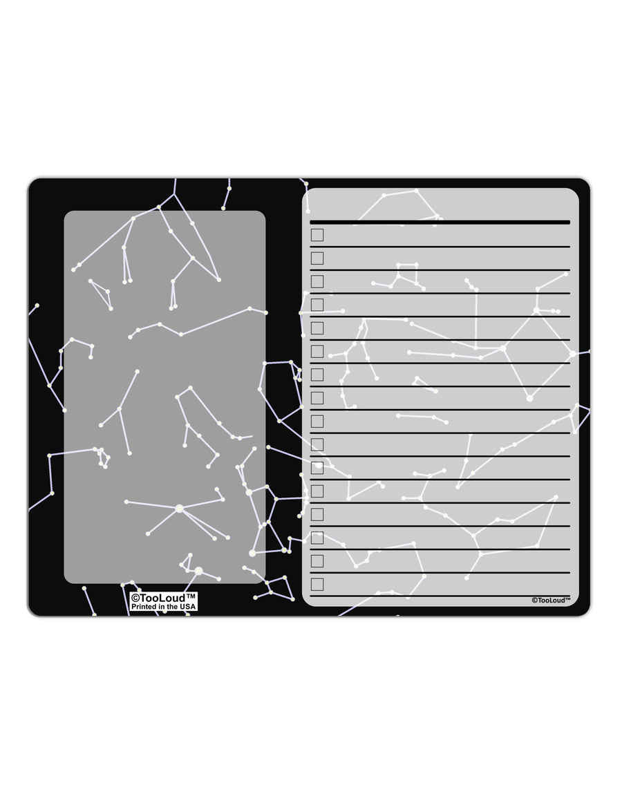 Constellations Black All Over To Do Shopping List Dry Erase Board All Over Print-Dry Erase Board-TooLoud-White-Davson Sales