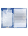 Clouds All Over To Do Shopping List Dry Erase Board All Over Print-Dry Erase Board-TooLoud-White-Davson Sales