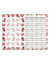 Pomeranian Hearts AOP To Do Shopping List Dry Erase Board All Over Print-Dry Erase Board-TooLoud-White-Davson Sales