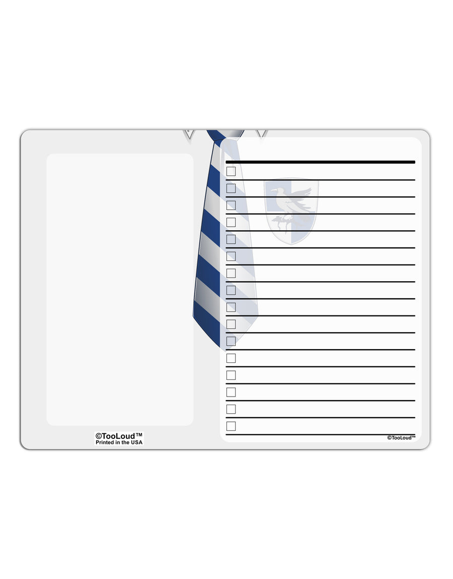 Wizard Uniform Blue and Silver AOP To Do Shopping List Dry Erase Board All Over Print-Dry Erase Board-TooLoud-White-Davson Sales