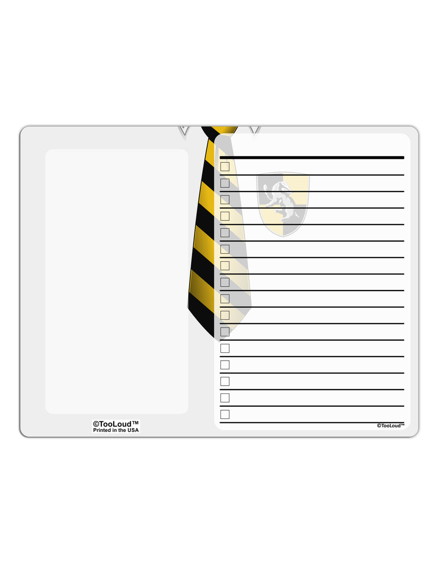 Wizard Uniform Yellow and Black AOP To Do Shopping List Dry Erase Board All Over Print-Dry Erase Board-TooLoud-White-Davson Sales