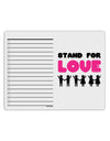 Stand For Love Pink To Do Shopping List Dry Erase Board-Dry Erase Board-TooLoud-White-Davson Sales