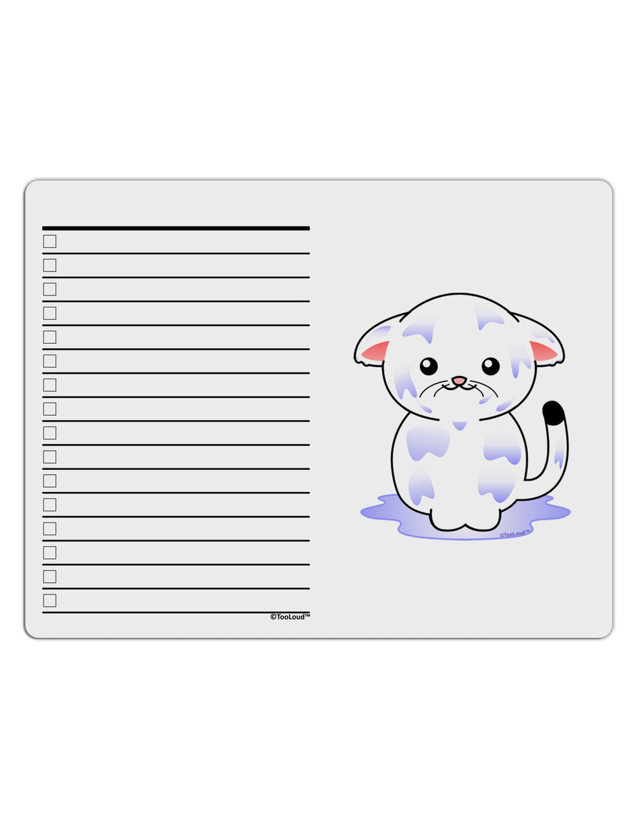 TooLoud Wet Pussycat To Do Shopping List Dry Erase Board-Dry Erase Board-TooLoud-White-Davson Sales