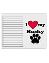 I Heart My Husky To Do Shopping List Dry Erase Board by TooLoud-TooLoud-White-Davson Sales