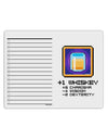 Pixel Whiskey Item To Do Shopping List Dry Erase Board-Dry Erase Board-TooLoud-White-Davson Sales