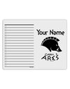 Personalized Cabin 5 Ares To Do Shopping List Dry Erase Board by TooLoud-Dry Erase Board-TooLoud-White-Davson Sales
