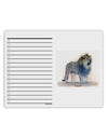 Lion Watercolor B To Do Shopping List Dry Erase Board-Dry Erase Board-TooLoud-White-Davson Sales