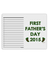 First Father's Day 2015 To Do Shopping List Dry Erase Board-Dry Erase Board-TooLoud-White-Davson Sales