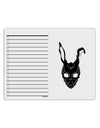 Scary Bunny Face Black To Do Shopping List Dry Erase Board-Dry Erase Board-TooLoud-White-Davson Sales