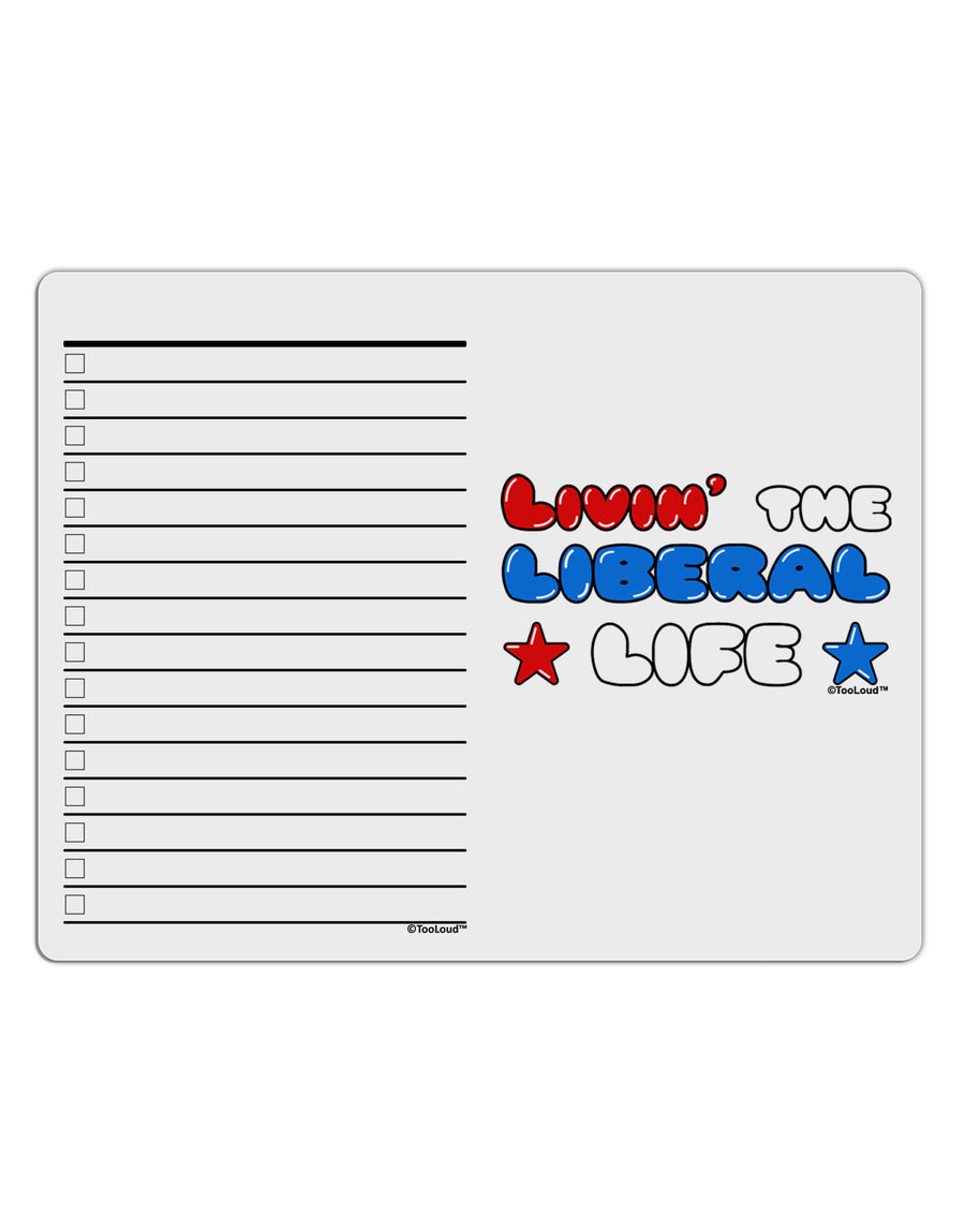The Liberal Life To Do Shopping List Dry Erase Board-Dry Erase Board-TooLoud-White-Davson Sales