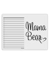 Mama Bear with Heart - Mom Design To Do Shopping List Dry Erase Board by TooLoud-Dry Erase Board-TooLoud-White-Davson Sales