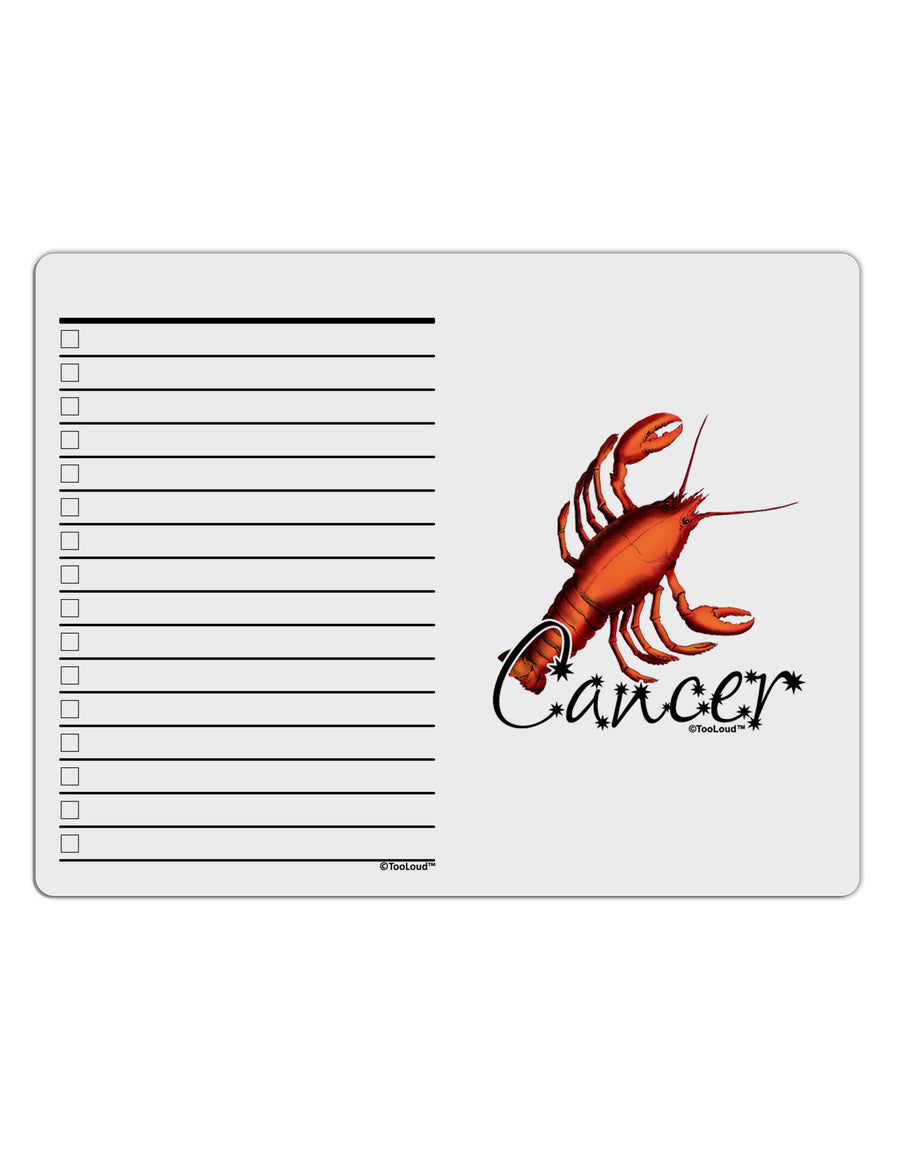 Cancer Color Illustration To Do Shopping List Dry Erase Board-Dry Erase Board-TooLoud-White-Davson Sales