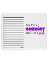 TooLoud Yes I am a Chemist Girl To Do Shopping List Dry Erase Board-Dry Erase Board-TooLoud-White-Davson Sales