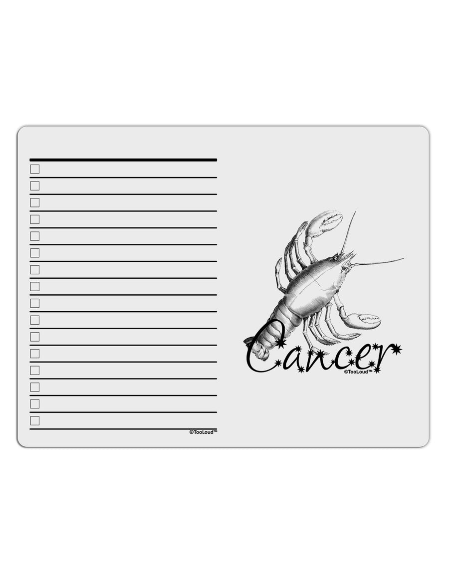 Cancer Illustration To Do Shopping List Dry Erase Board-Dry Erase Board-TooLoud-White-Davson Sales