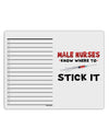 Male Nurses - Stick It To Do Shopping List Dry Erase Board-Dry Erase Board-TooLoud-White-Davson Sales