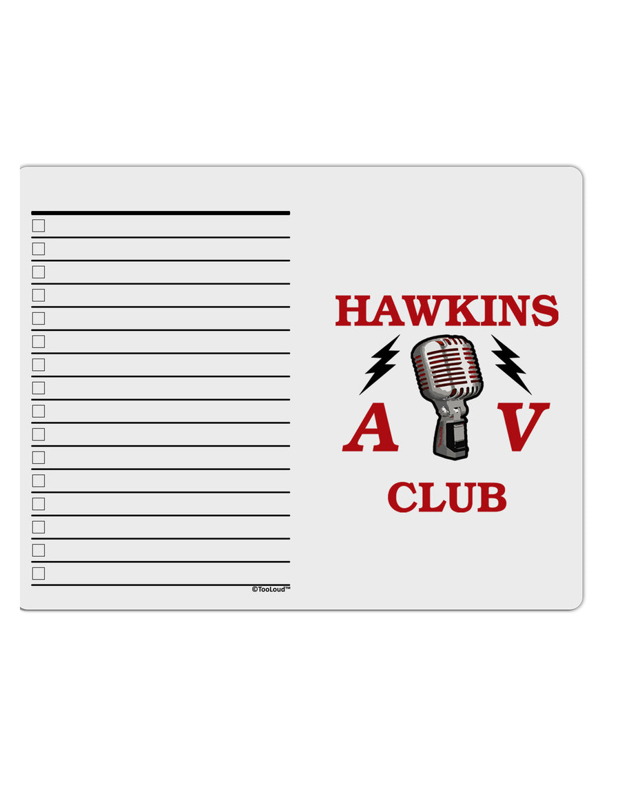 Hawkins AV Club To Do Shopping List Dry Erase Board by TooLoud-Dry Erase Board-TooLoud-White-Davson Sales