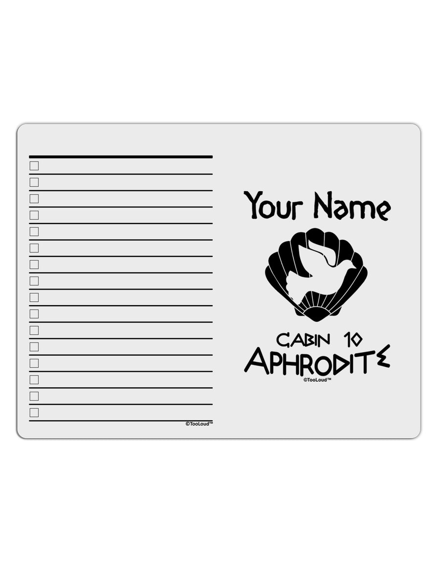 Personalized Cabin 10 Aphrodite To Do Shopping List Dry Erase Board-Dry Erase Board-TooLoud-White-Davson Sales