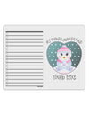 Personalized My First Christmas Snowbaby Girl To Do Shopping List Dry Erase Board-Dry Erase Board-TooLoud-White-Davson Sales