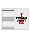 Distressed Pitbulls Aren't Evil To Do Shopping List Dry Erase Board-Dry Erase Board-TooLoud-White-Davson Sales