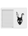 Scary Bunny Face Black Distressed To Do Shopping List Dry Erase Board-Dry Erase Board-TooLoud-White-Davson Sales