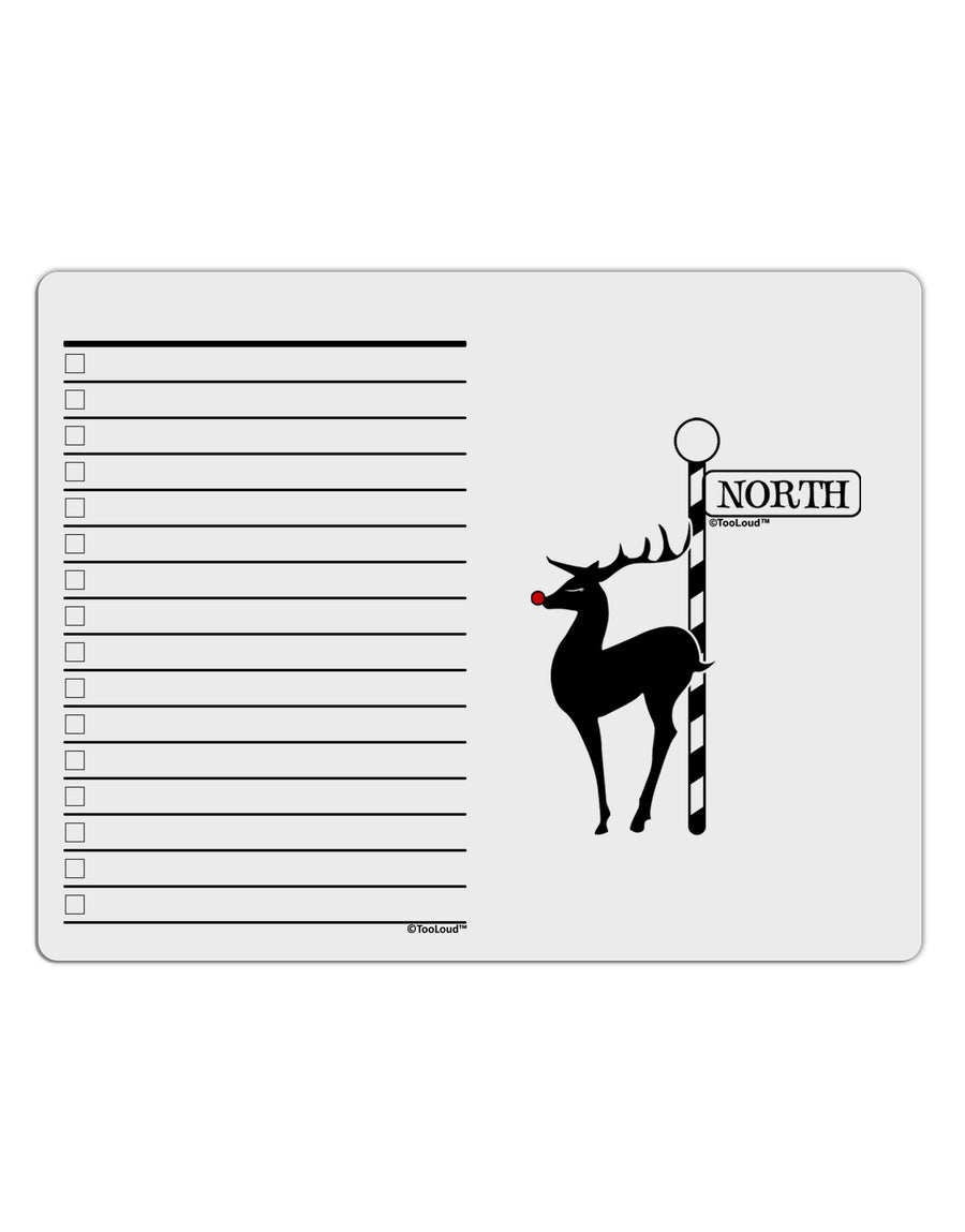 Rudolf the Ratchet Reindeer To Do Shopping List Dry Erase Board-Dry Erase Board-TooLoud-White-Davson Sales