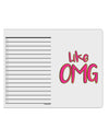 Like OMG To Do Shopping List Dry Erase Board by TooLoud-Dry Erase Board-TooLoud-White-Davson Sales