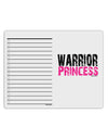 TooLoud Warrior Princess Pink To Do Shopping List Dry Erase Board-Dry Erase Board-TooLoud-White-Davson Sales