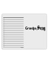Grandpa Swag Text To Do Shopping List Dry Erase Board by TooLoud-Dry Erase Board-TooLoud-White-Davson Sales