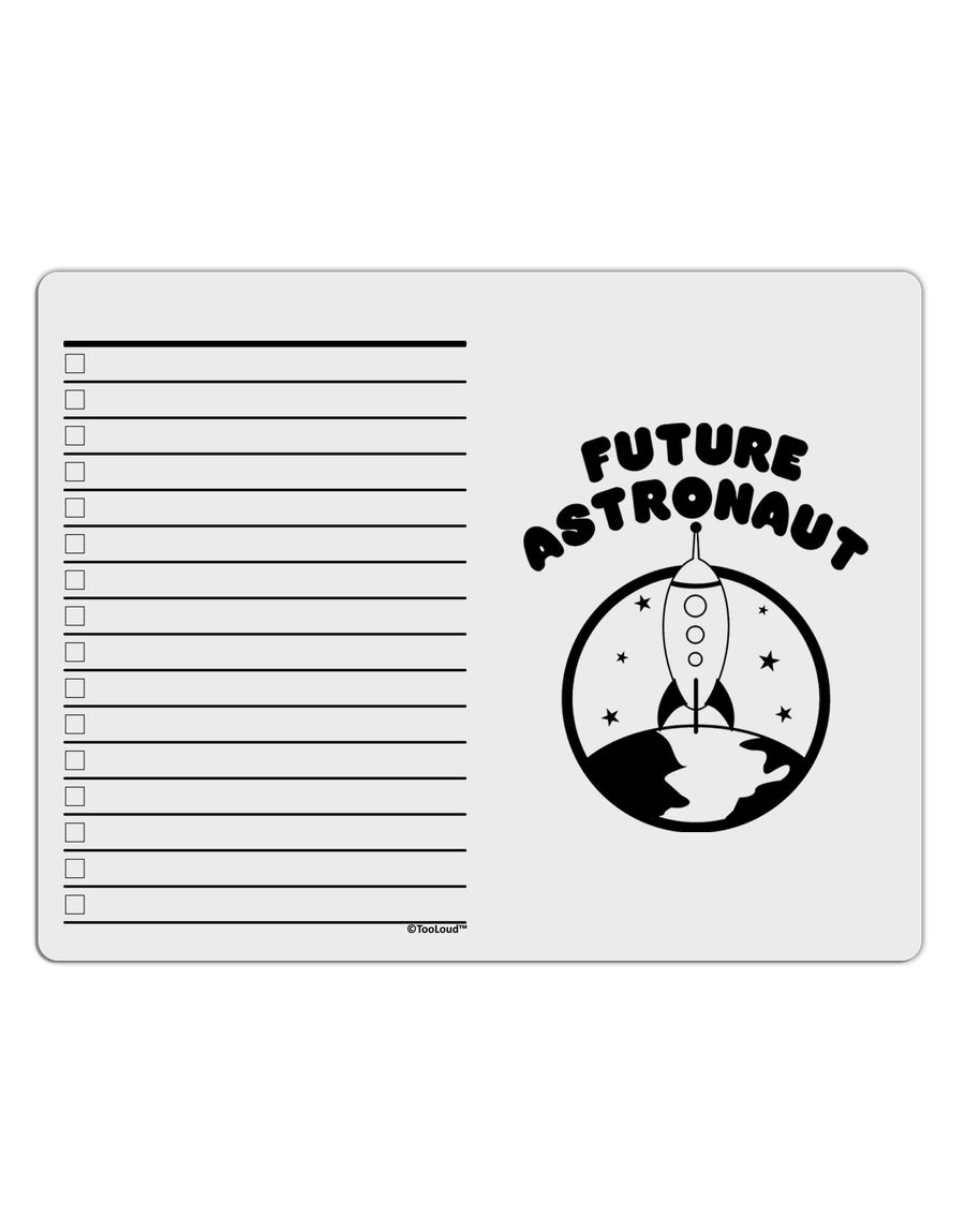 Future Astronaut To Do Shopping List Dry Erase Board-Dry Erase Board-TooLoud-White-Davson Sales