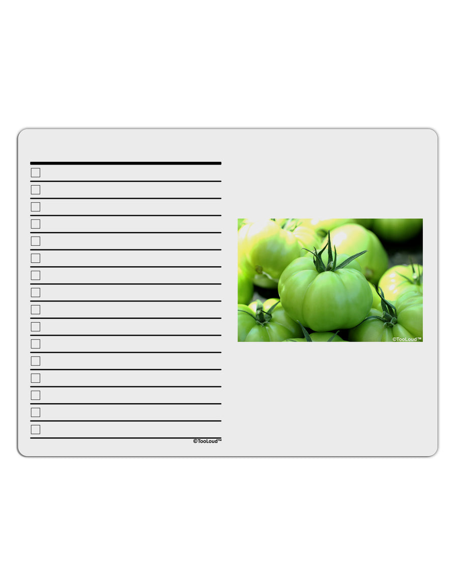 Buy Local - Green Tomatoes To Do Shopping List Dry Erase Board-Dry Erase Board-TooLoud-White-Davson Sales