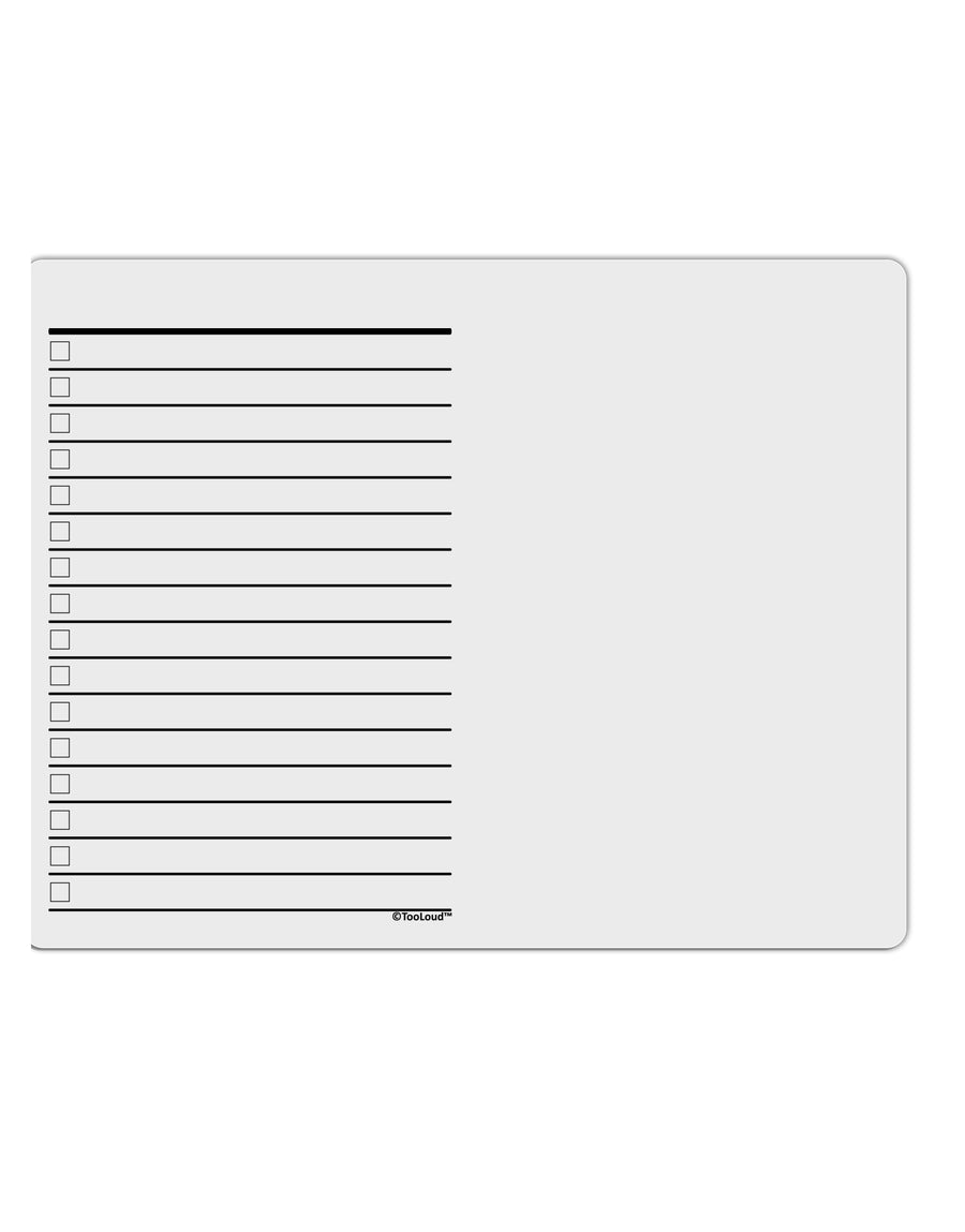 Custom Personalized Image and Text To Do Shopping List Dry Erase Board
